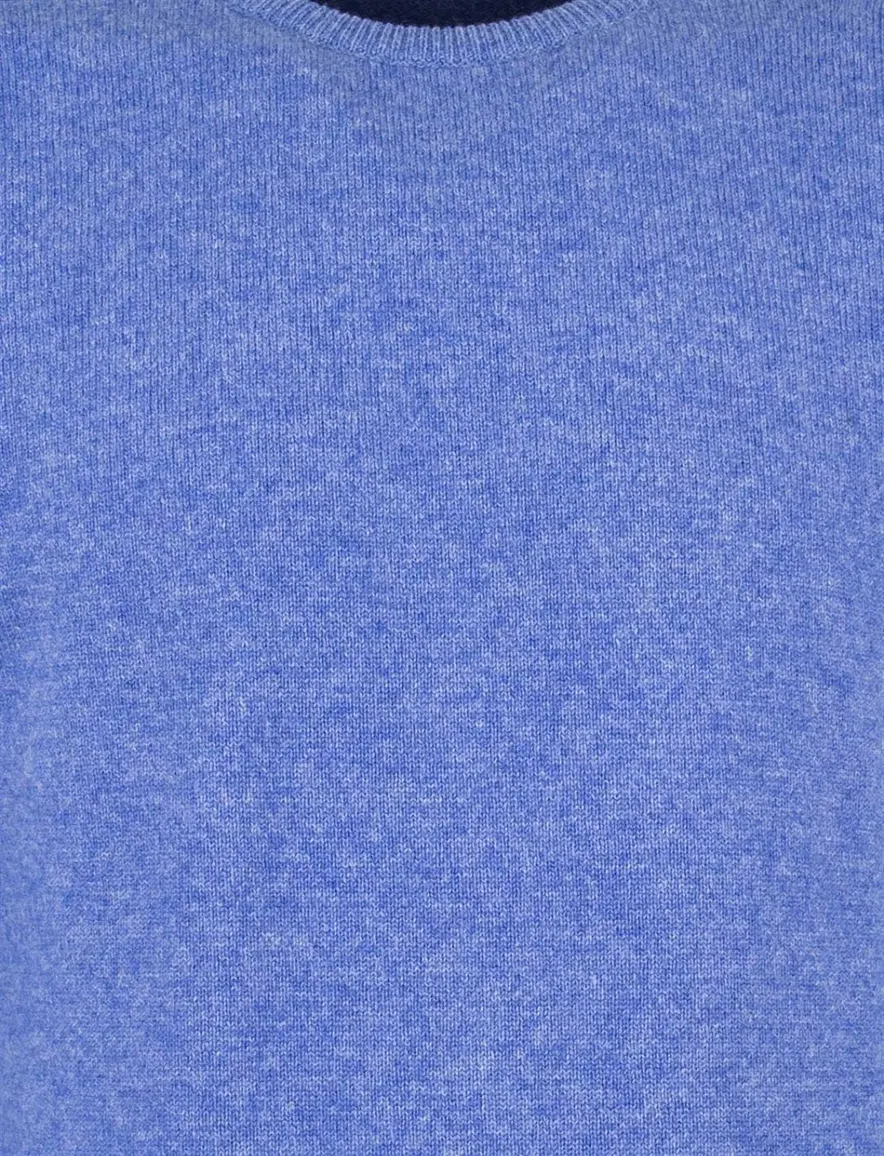 William Lockie trui ronde hals blauw