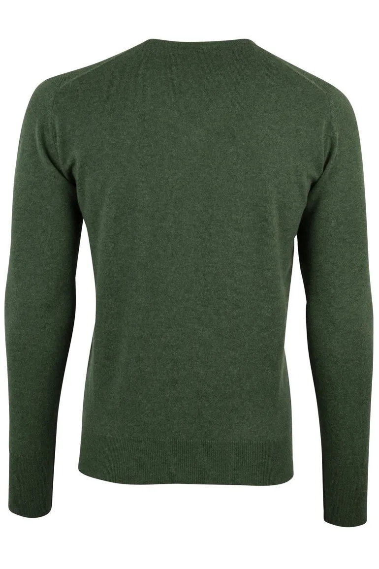 William Lockie pullover groen cashmere