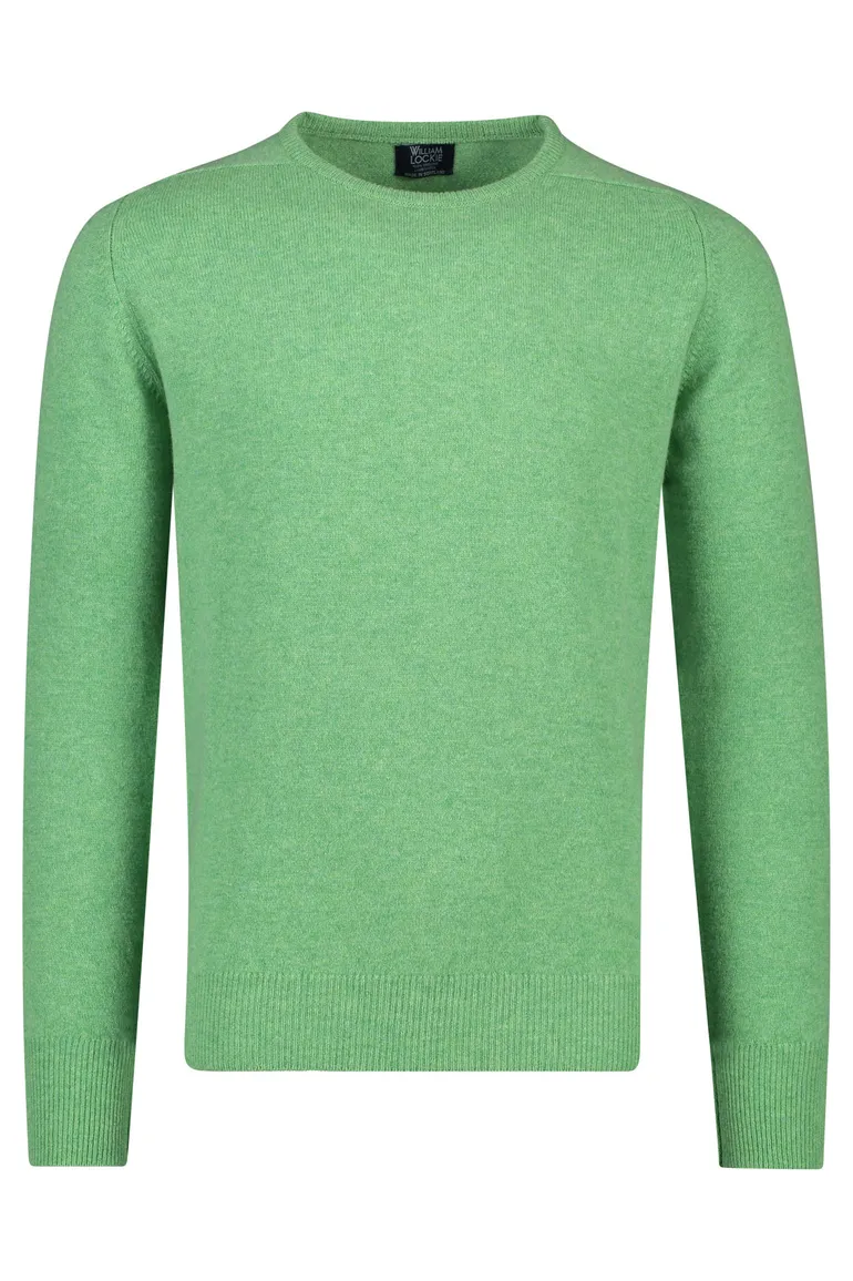 Trui William Lockie 100% lamswol groen
