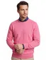 Trui William Lockie ronde hals roze lamswol wijde fit
