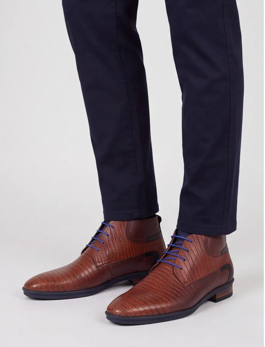 Floris van Bommel nette veterschoenen bruin