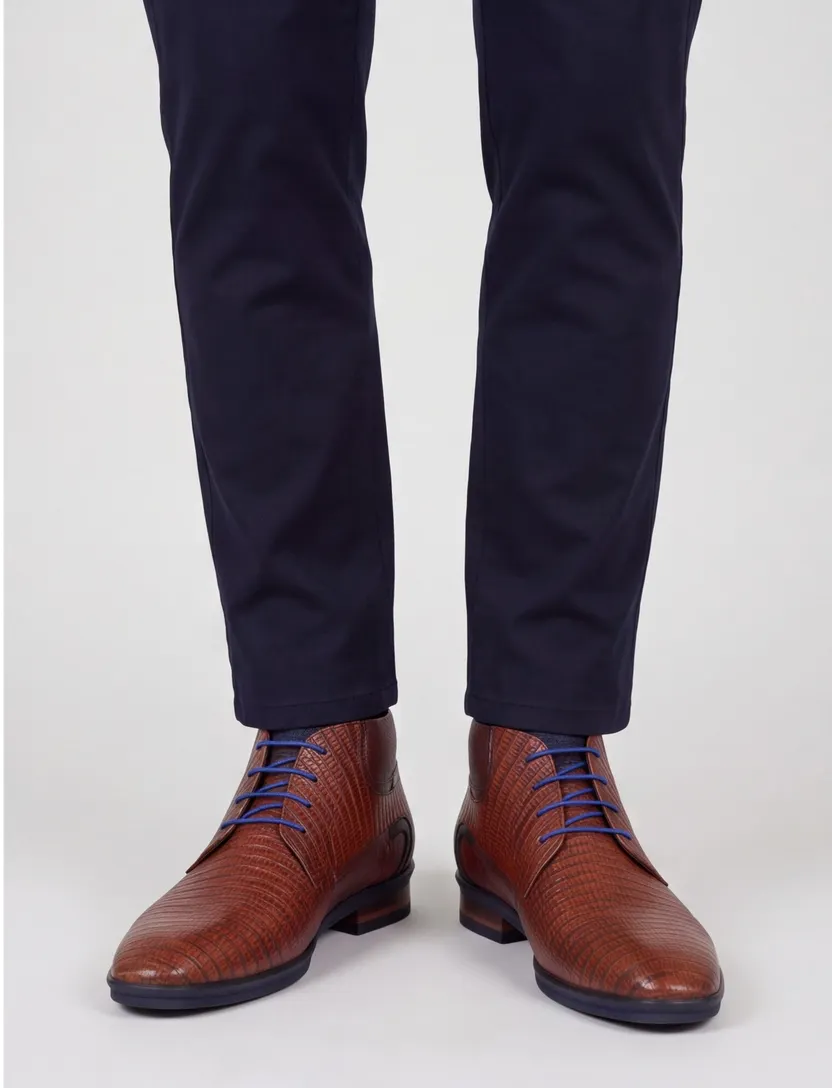 Floris van Bommel nette veterschoenen bruin