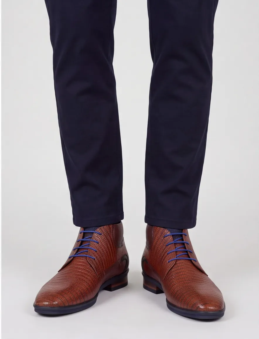 Floris van Bommel nette veterschoenen bruin