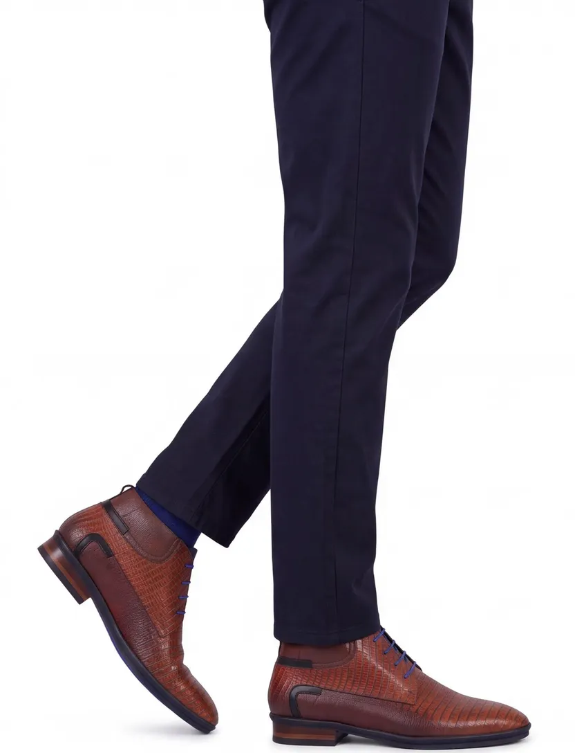 Floris van Bommel nette veterschoenen bruin