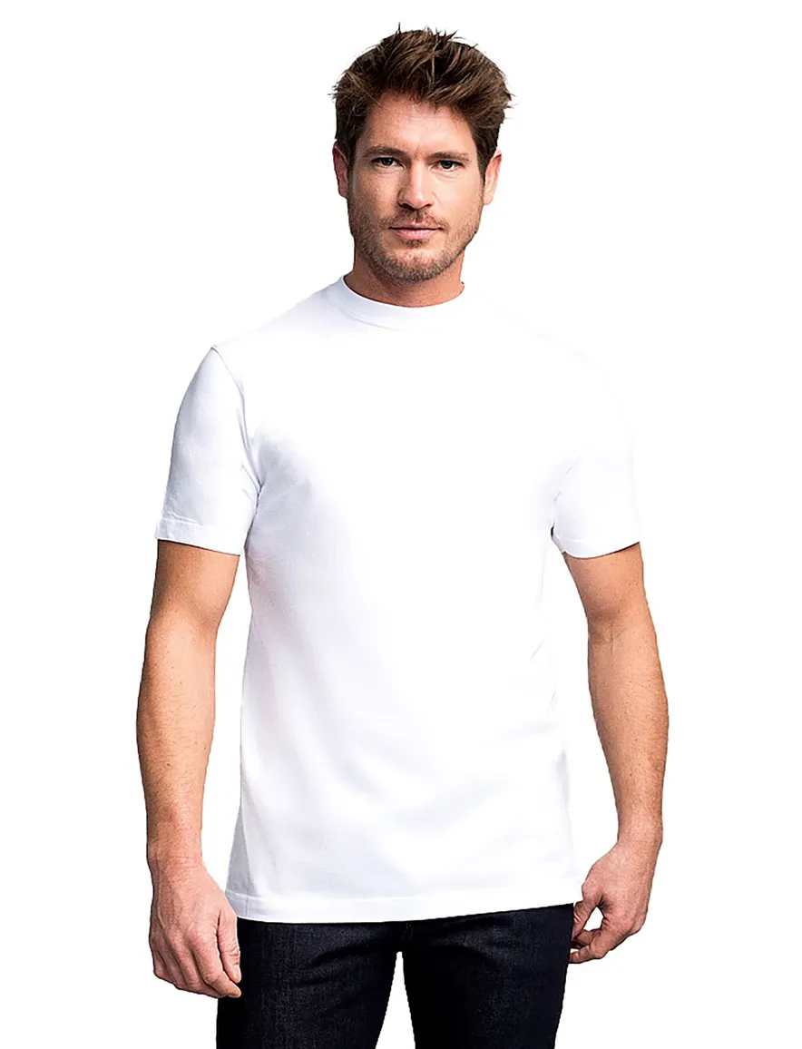 Slater t-shirt zwart effen katoen two-pack
