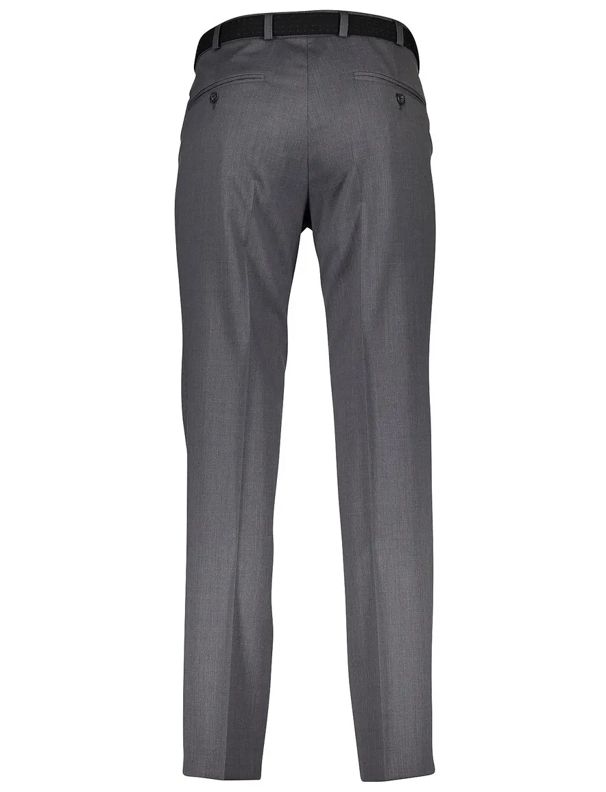 M.E.N.S broek grijs flatfront wol Madrid