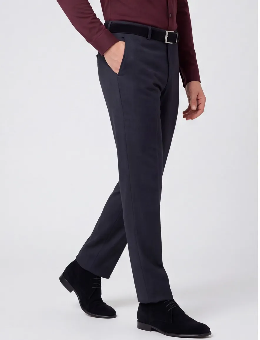 Pantalon M.E.N.S. Madrid wol antraciet