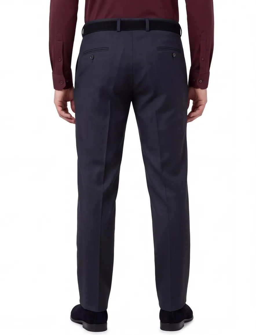 Pantalon M.E.N.S. Madrid wol antraciet