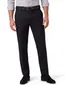 M.E.N.S. broek flatfront zwart Madrid wol