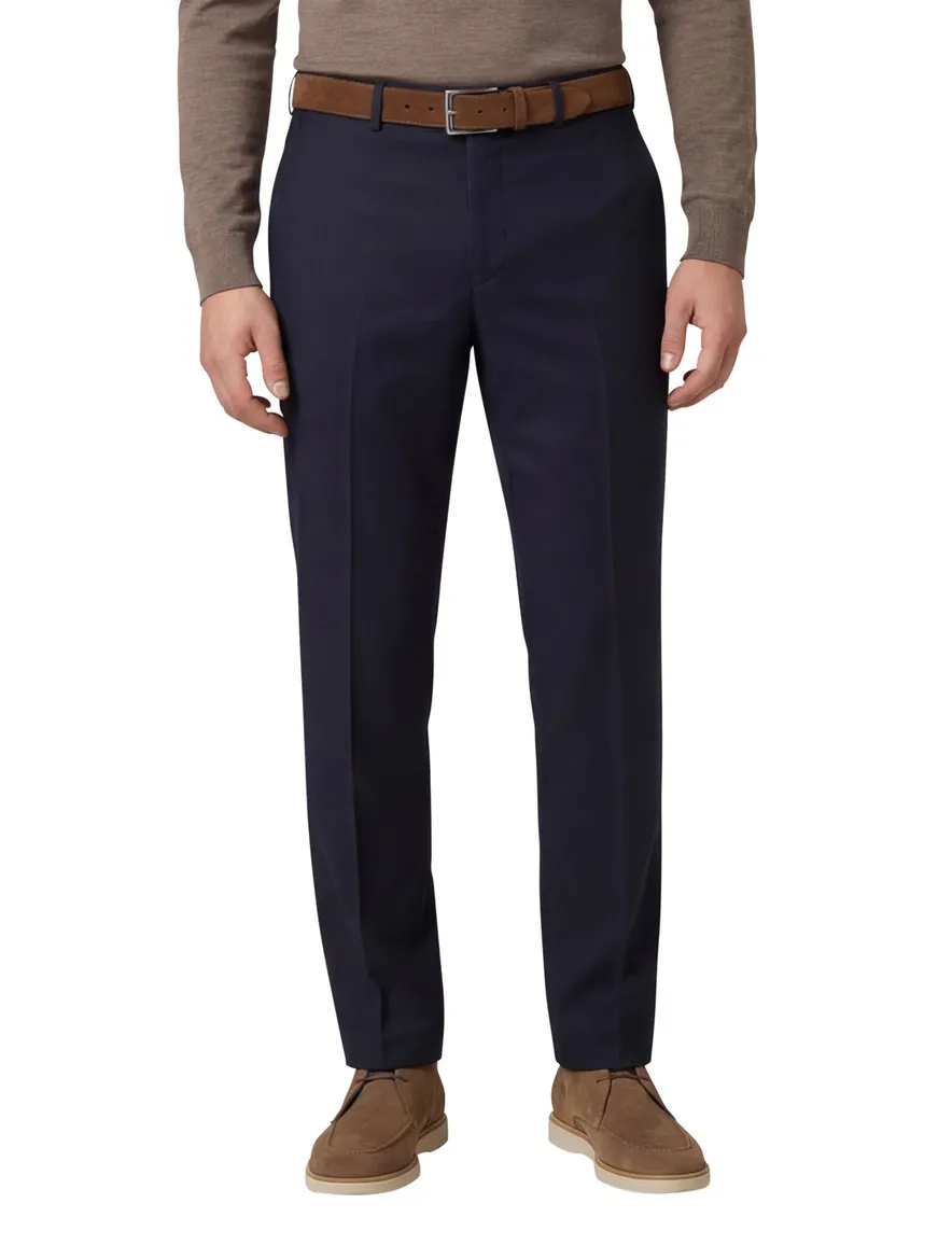 M.E.N.S broek flatfront donkerblauw madrid u