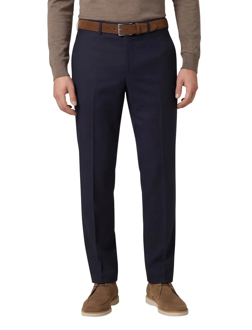M.E.N.S broek flatfront donkerblauw madrid u
