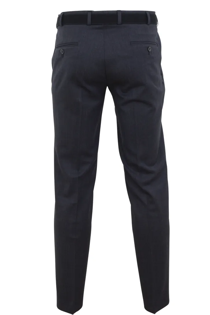 Pantalon m.e.n.s. model Madrid-U wol antraciet
