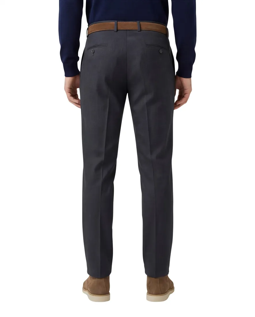 Pantalon m.e.n.s. model Madrid-U wol antraciet