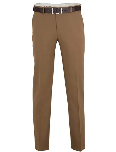 M.E.N.S. M.E.N.S broek flatfront camel Madrid
