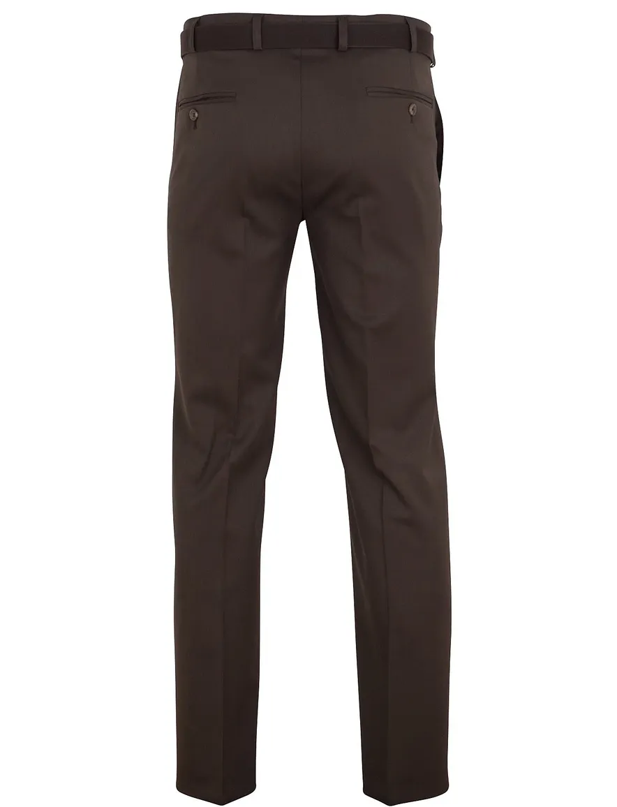 Mens broek donker bruin Madrid U