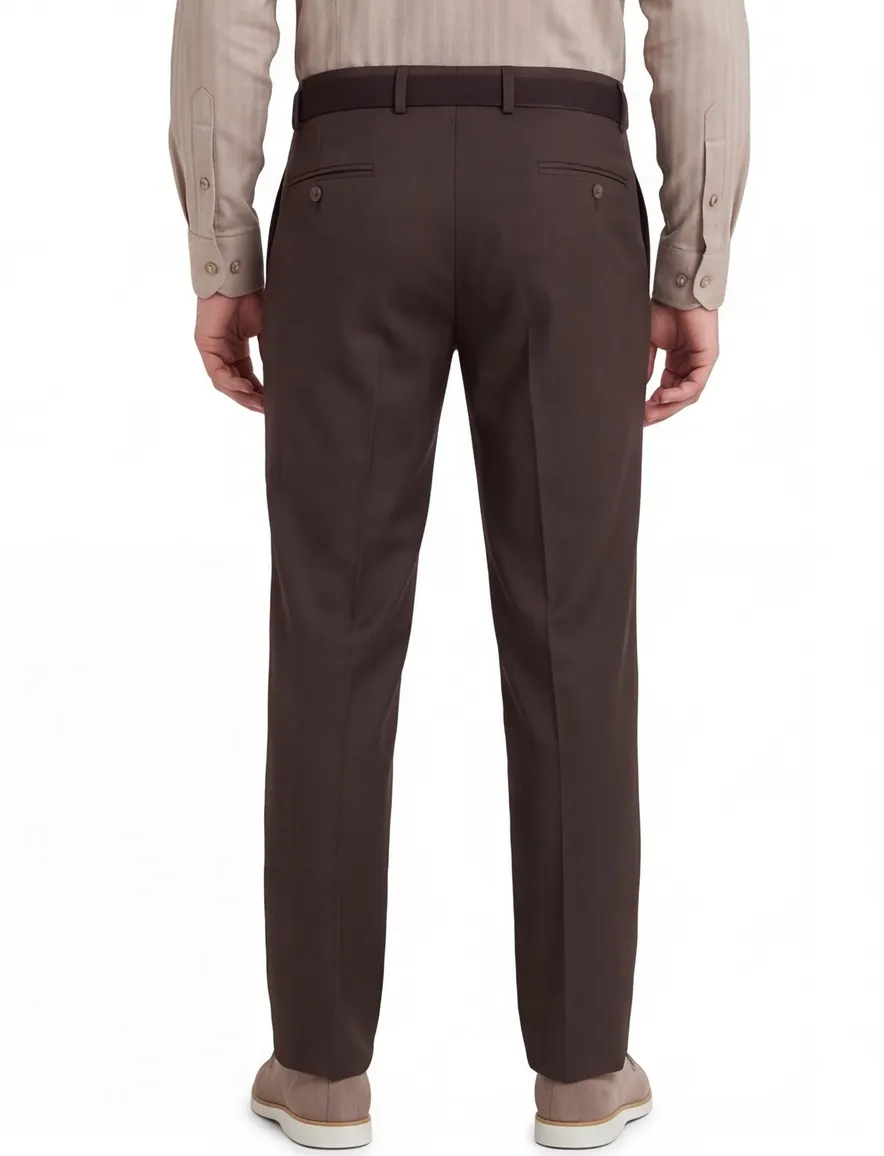 Mens broek donker bruin Madrid U