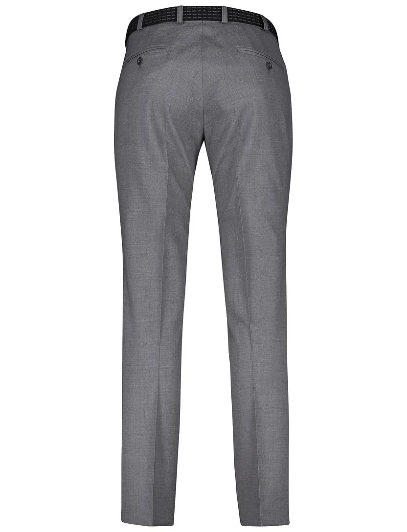 M.E.N.S. pantalon Madrid lichtgrijs wol