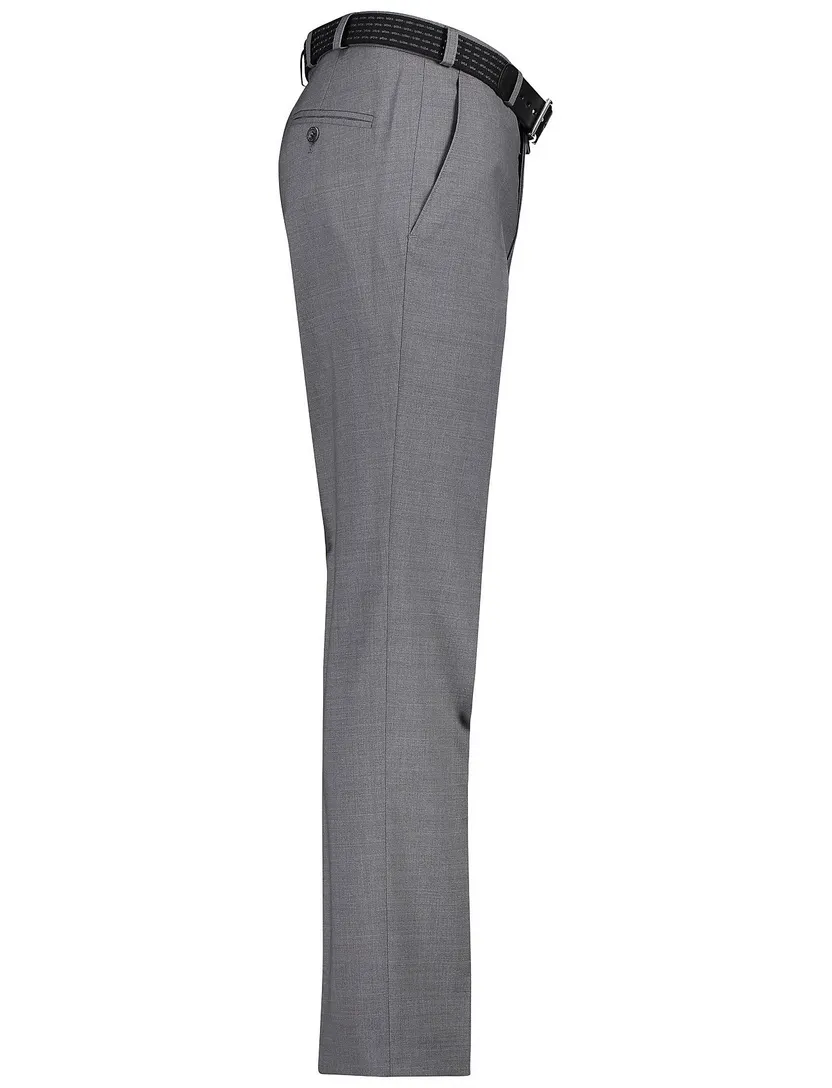 M.E.N.S. pantalon Madrid lichtgrijs wol