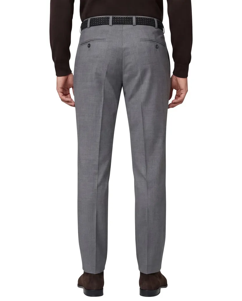 M.E.N.S. pantalon Madrid lichtgrijs wol