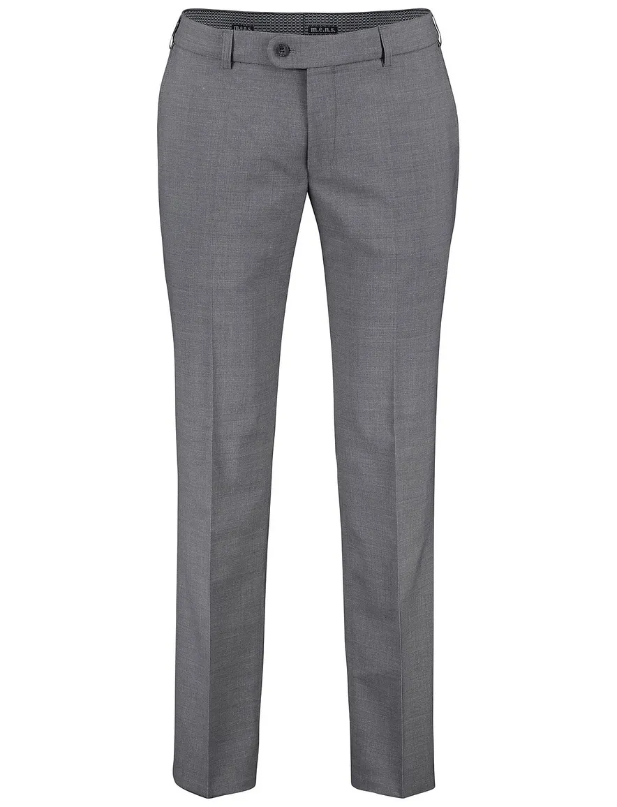 M.E.N.S. pantalon Madrid U wol lichtgrijs