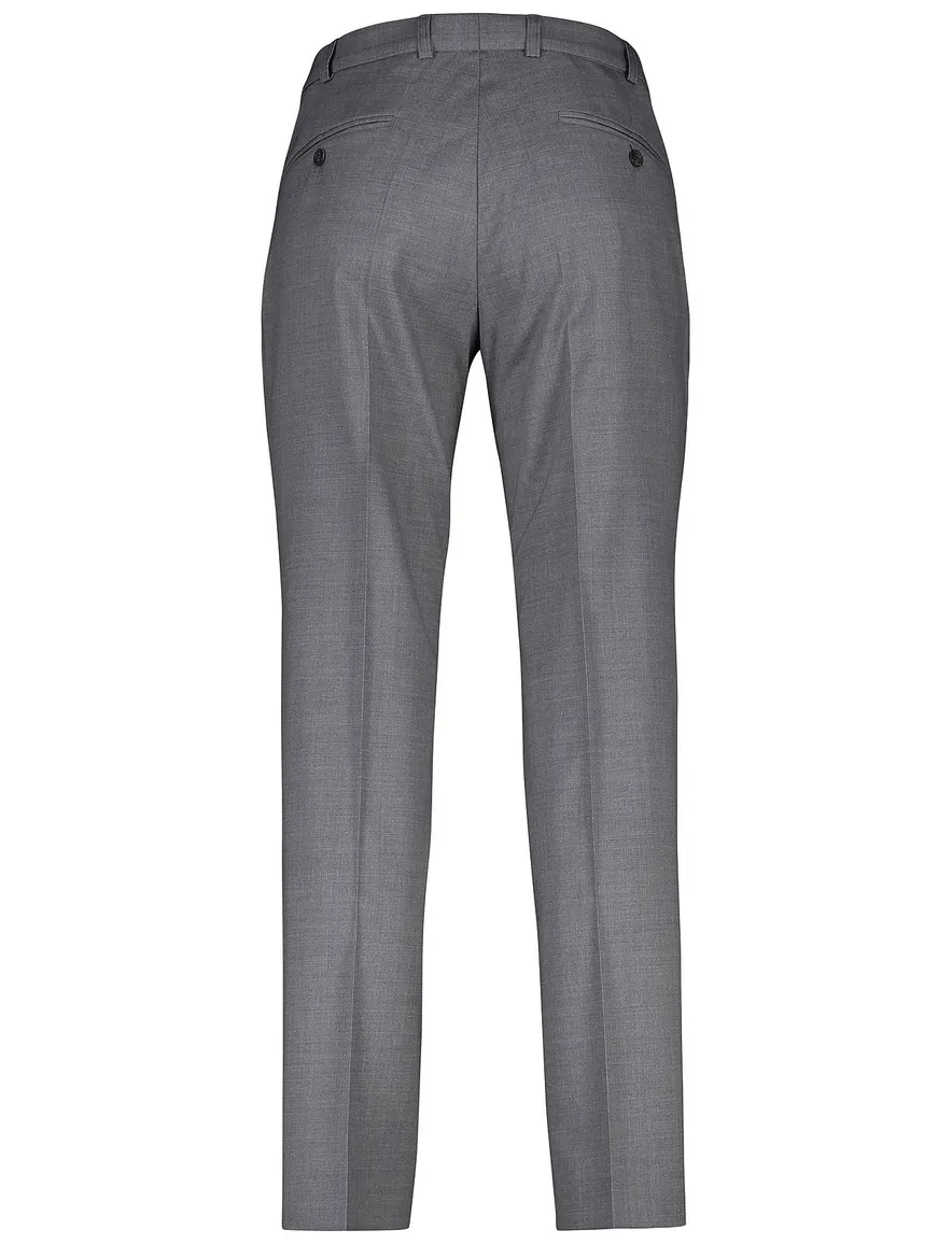 M.E.N.S. pantalon Madrid U wol lichtgrijs