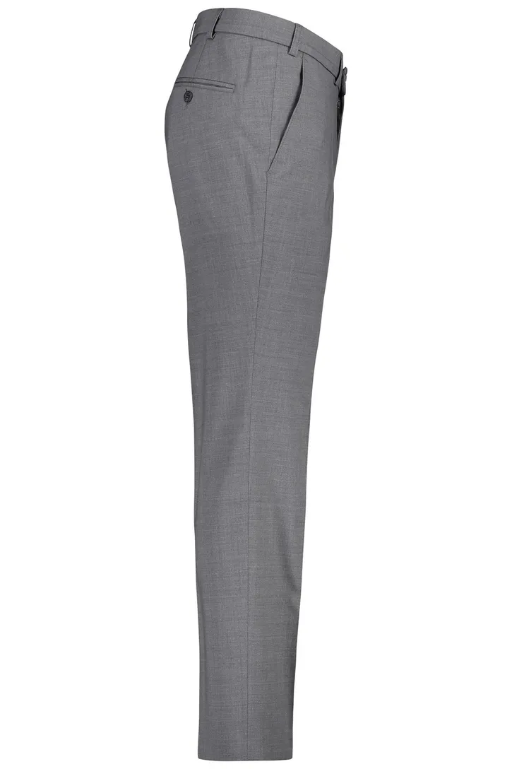 M.E.N.S. pantalon Madrid U wol lichtgrijs