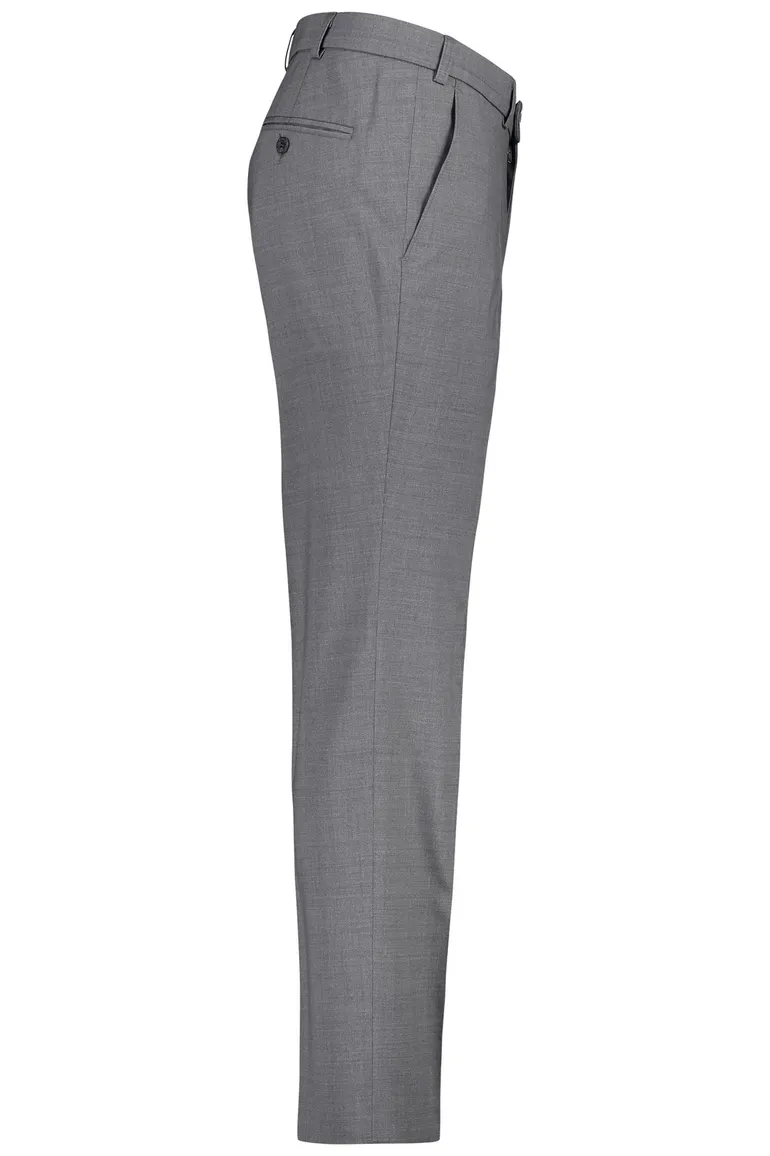 M.E.N.S. pantalon Madrid U wol lichtgrijs