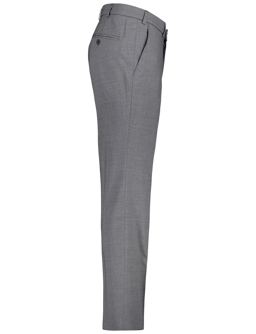 M.E.N.S. pantalon Madrid U wol lichtgrijs