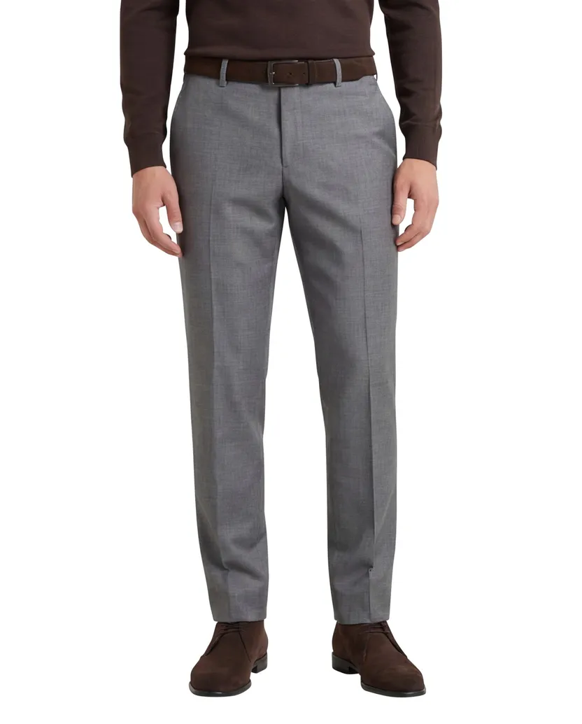 M.E.N.S. pantalon Madrid U wol lichtgrijs