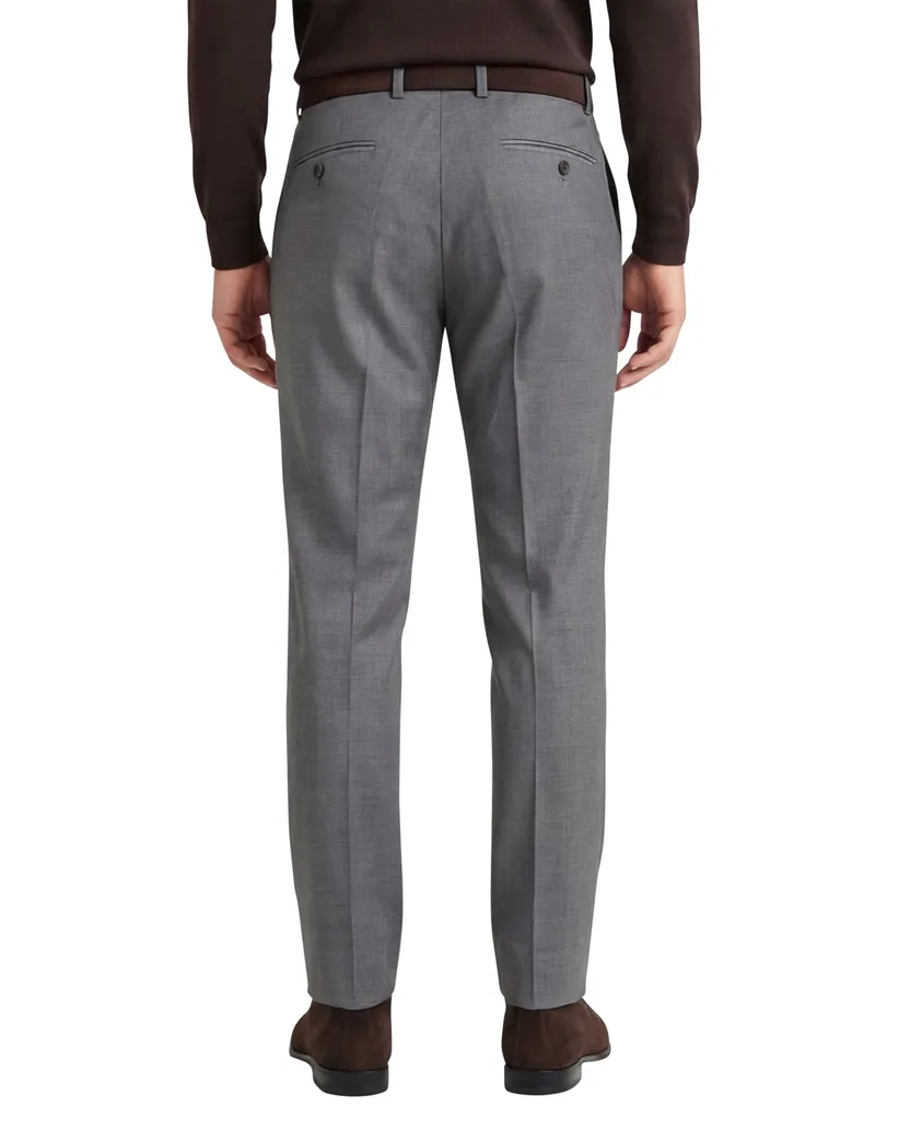 M.E.N.S. pantalon Madrid U wol lichtgrijs