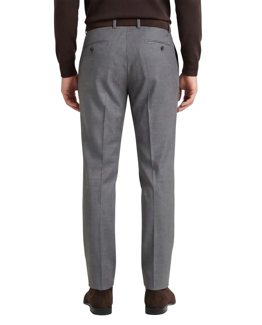 M.E.N.S. pantalon Madrid U wol lichtgrijs