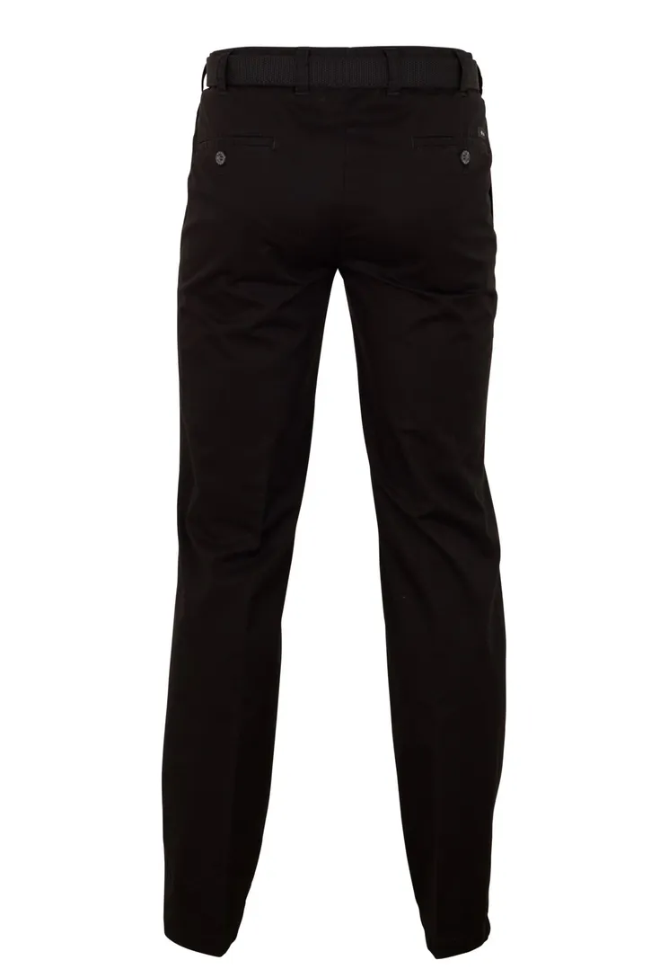 M.E.N.S. pantalon katoen zwart model Madrid