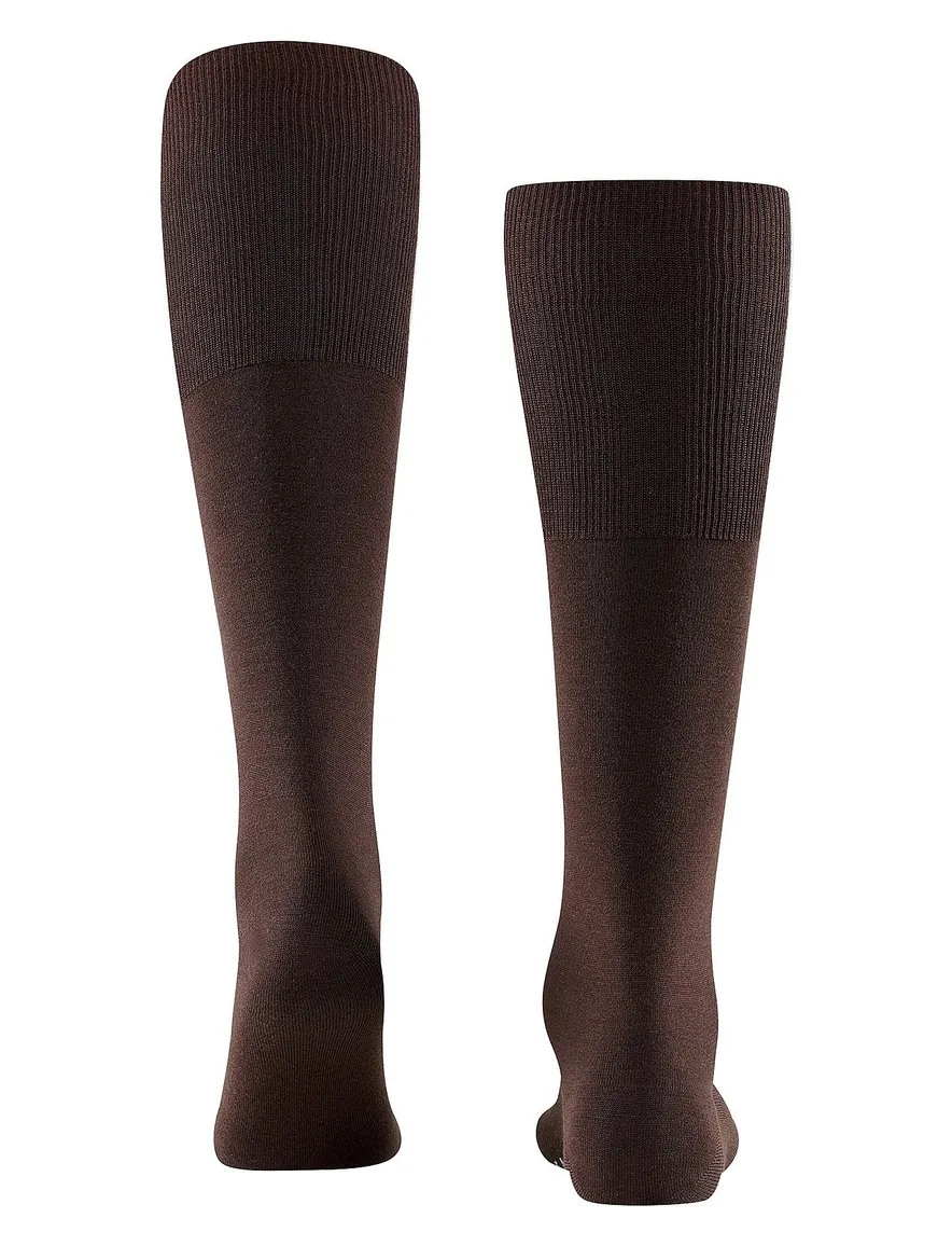 Falke Airport kniekousen bruin