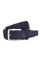 Lindenmann riem suede marine verstelbaar