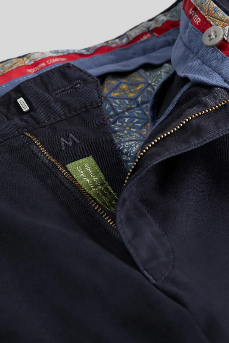 Meyer broek Roma donkerblauw