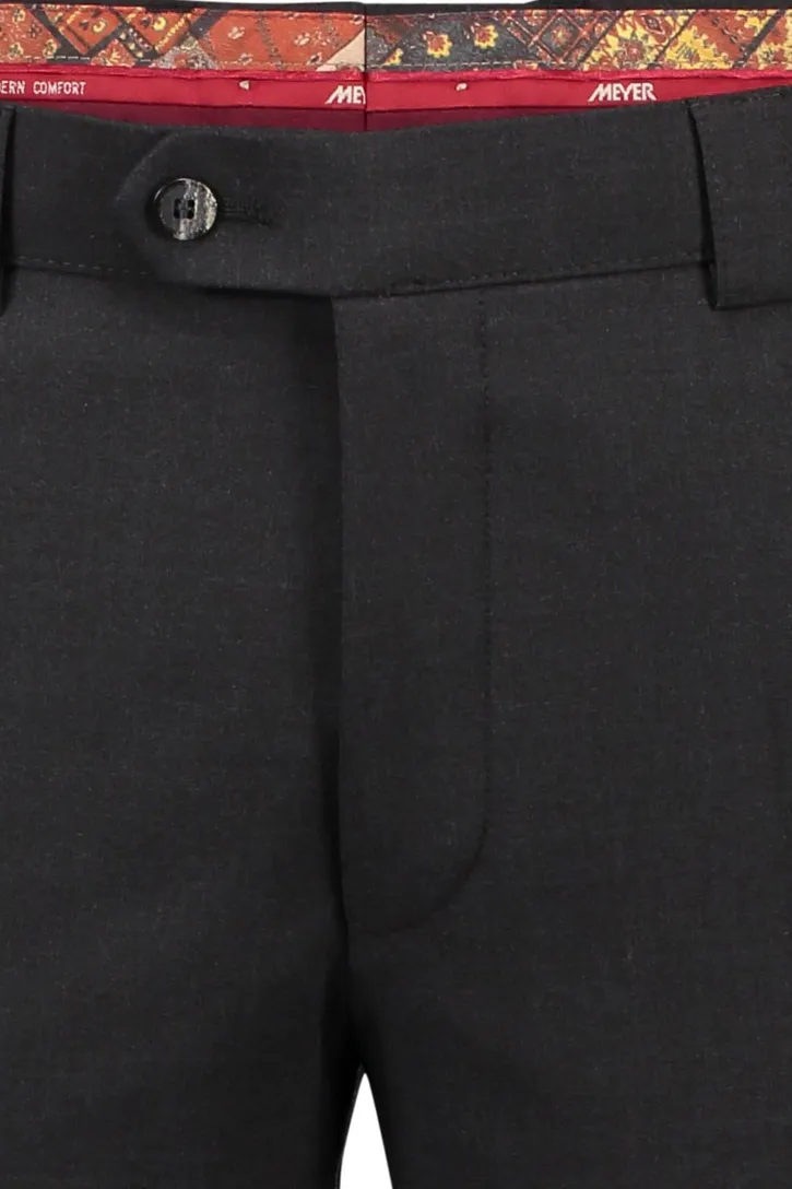Meyer broek Roma antraciet wol