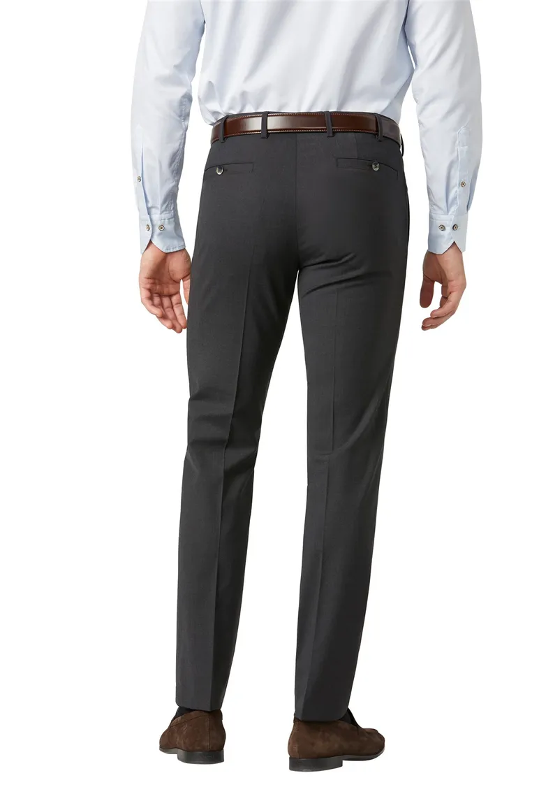 Meyer broek Roma wol stretch antraciet