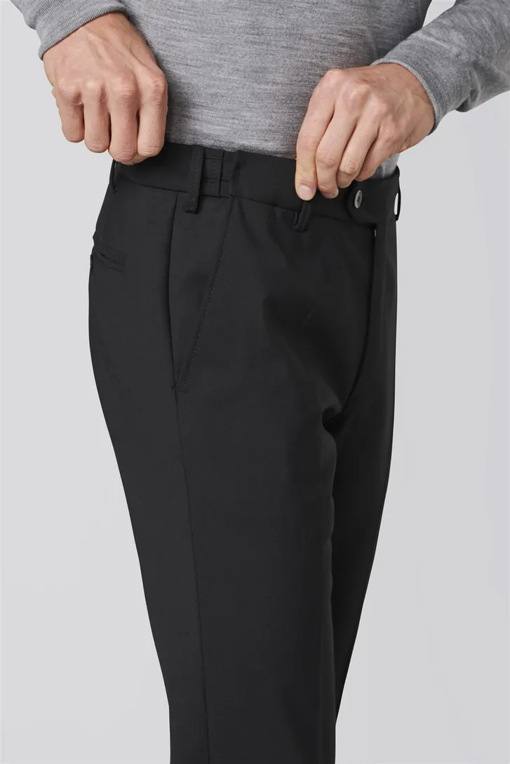 Meyer broek Roma zwart wol