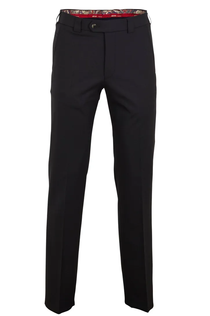 Meyer broek Roma marineblauw wol