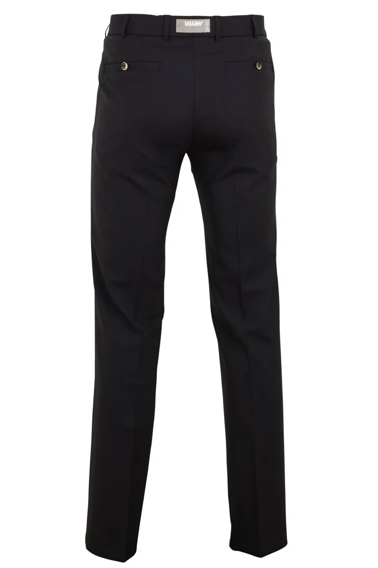 Meyer broek Roma wol stretch donker blauw