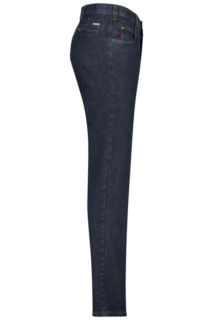 Meyer jeans Diego donkerblauw stretch