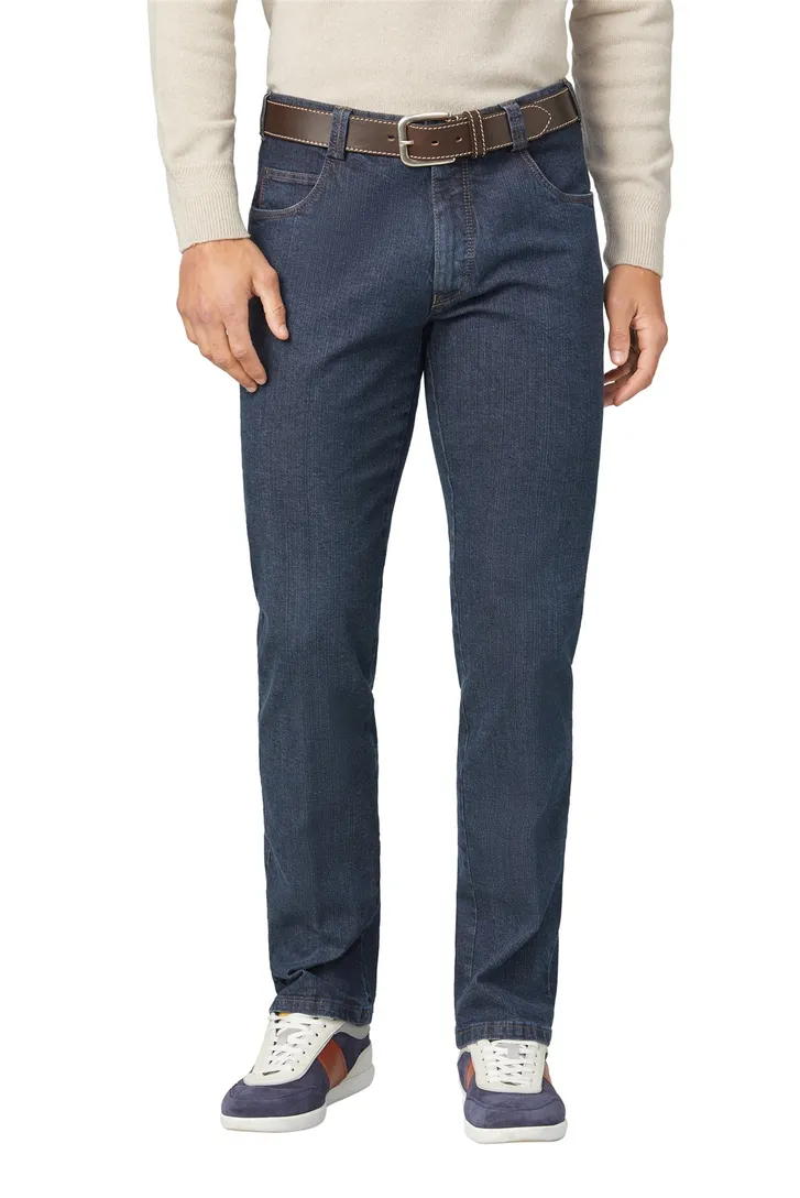 Meyer jeans Diego donkerblauw stretch
