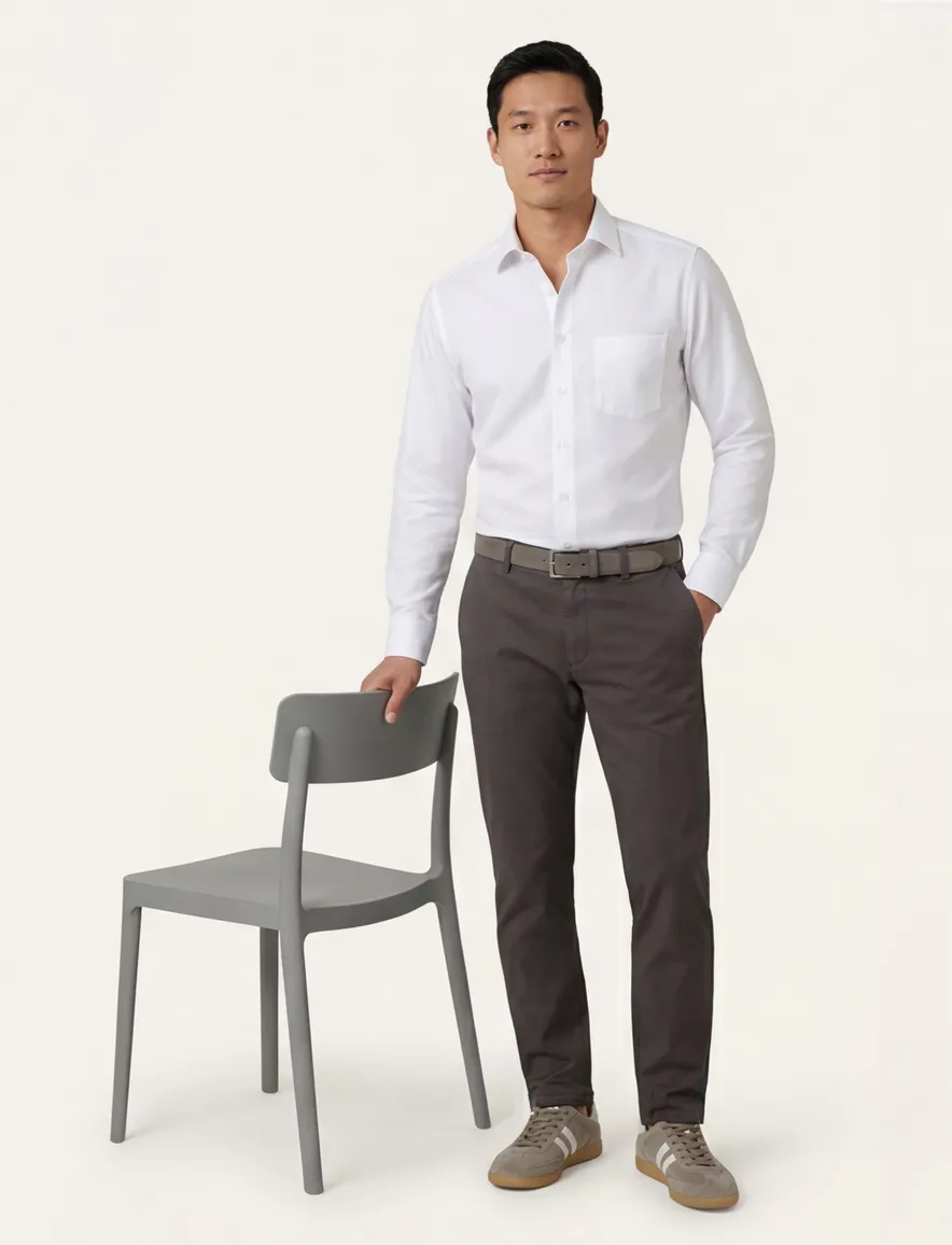 Olymp Luxor overhemd zakelijk wit comfort fit