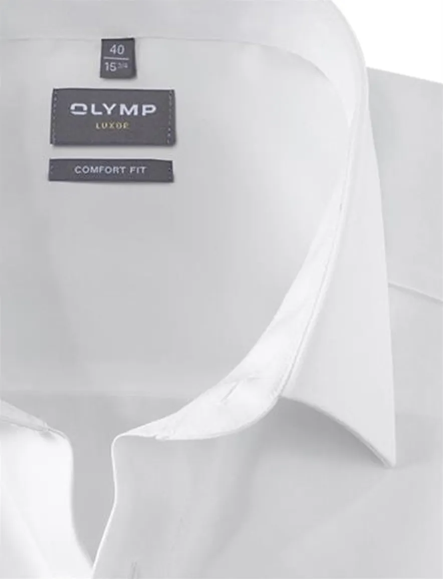 Olymp Luxor overhemd zakelijk wit comfort fit