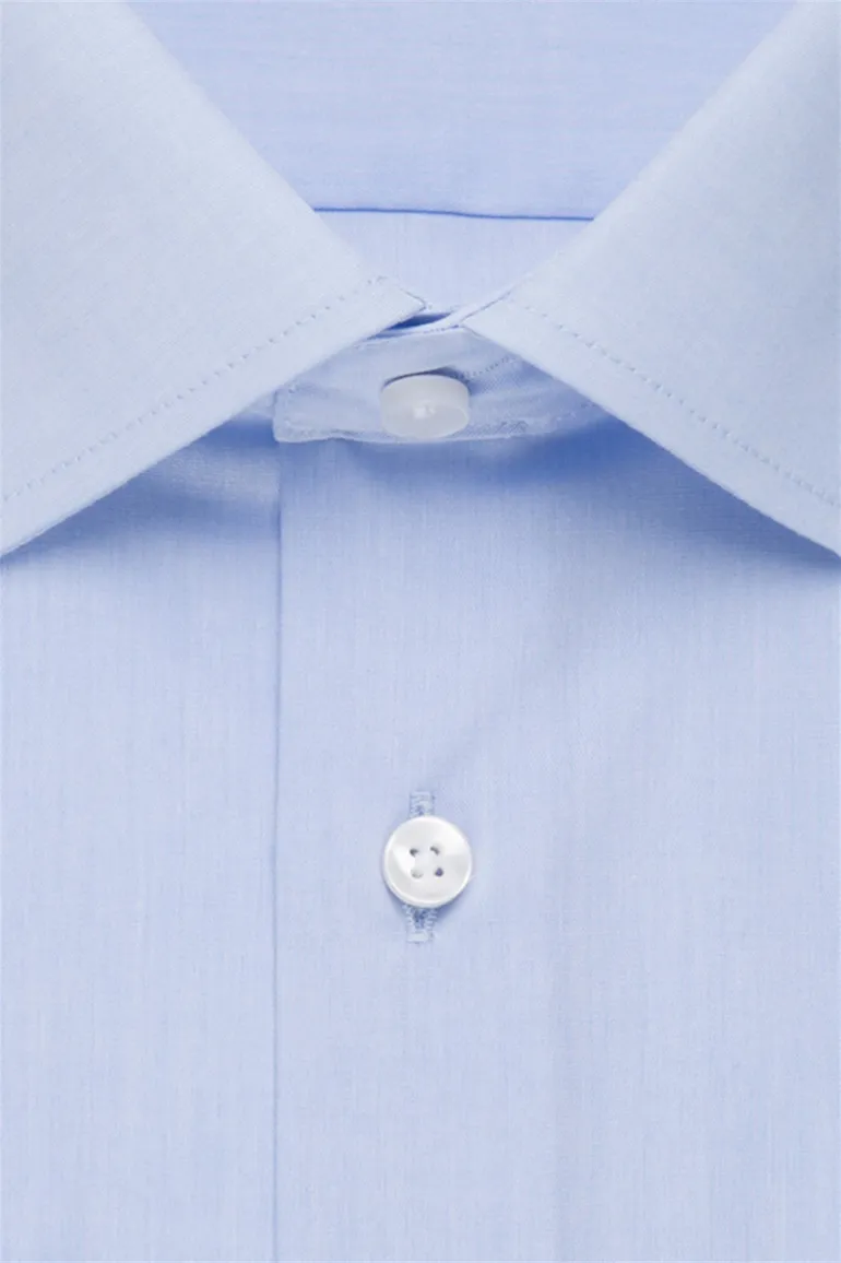 Seidensticker overhemd lichtblauw chambray