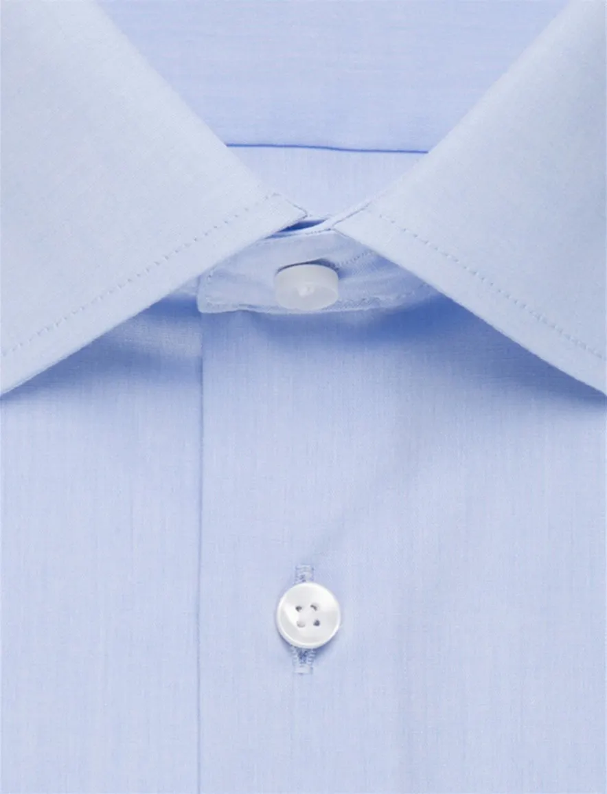 Seidensticker overhemd lichtblauw chambray