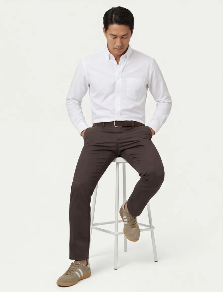 Seidensticker Splendesto overhemd wit button down