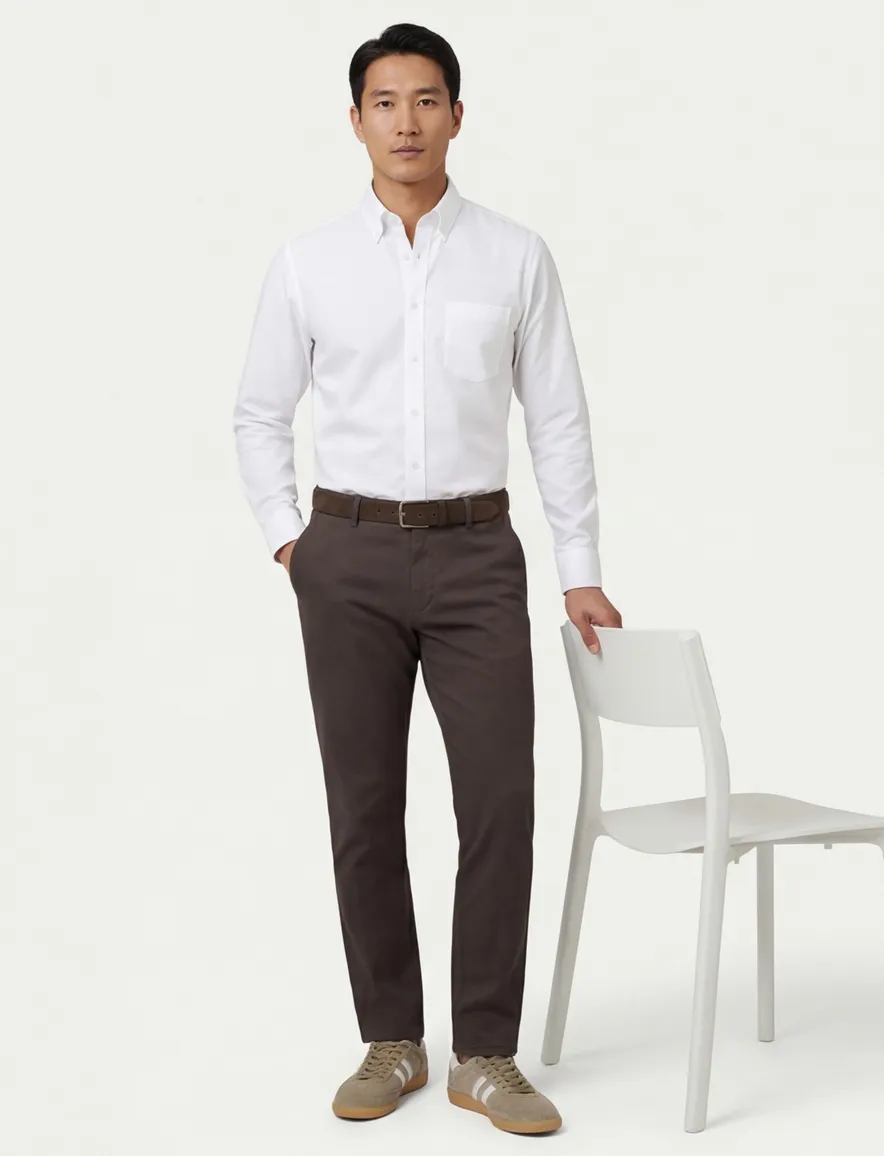 Seidensticker Splendesto overhemd wit button down