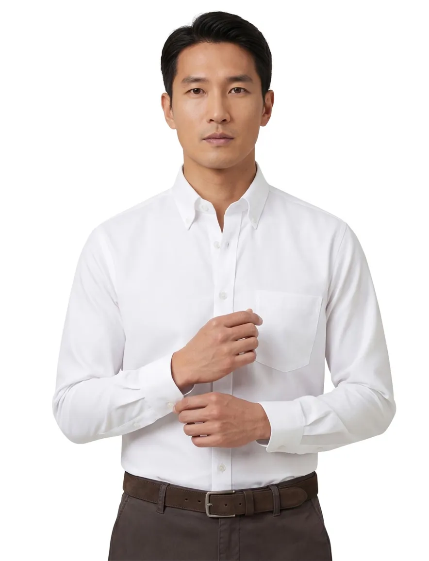 Seidensticker Splendesto overhemd wit button down