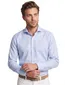 Overhemd Profuomo slim fit blauw strijkvrij